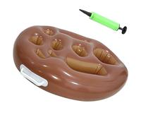 Pool Drinks Floats 9 Holes Inflatable Cup Holder Floating Drink Holder Foldable Tray with Pump Drink Large for Birthday Hot Tubs Outdoor Water of the Pool at P