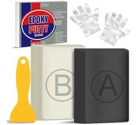 Pool Epoxy Putty - 10oz / 280g Fast Repair Filler Putty for Fixing Leaks, Cracks, Hole - 2 Part A & B Epoxy Sculpt Clay for Bonding Metal, Plastic, Wood, Tile, Ceramics, Waterproof (Grey)