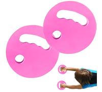 Pool Exercise Discs - 2x EVA Floating Swim Fitness Discs | Comfortable Grip Aqua Workout Tools For Beginner Girls Youth Women Teens Men Water Aerobic Training Pool Fun Fitness