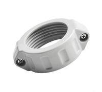 Pool Expansion Nut with Screw and O-Ring for Inflatable Swimming Pools - Grey PVC Coupler Connector for AirJet Blower Pipe - 5.