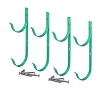 Pool Fence Hooks - Heavy Duty Garden Hose Holder, Strong Utility Fence Hanger, Mount Organizer Tools | Multipurpose Hook Storage Solution Telescopic Poles, Leaf Rakes, Nets, Poolside Brus