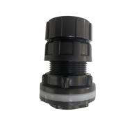 Pool Filter Fitting for Household Release Care, 2 Inch Drain Accessory with Threaded Polymer Housing, Gasket Seal, Seasonal Upkeep Needs Pool Drain Accessory Threaded Fitting Backyard Cleanup Seasonal