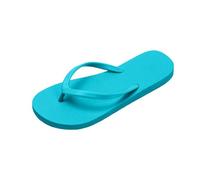 Pool Flip Flops Women, Womens Flip Flops for Shower - Solid Color Bathroom Shower Shoes Basic Plain Beach Pool Slides Plain Flat Thong Sandals Lightweight Non-Slip Beach Thong Sandals Sky Blue