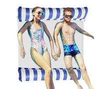 Pool Float - 2 Person Inflatable Lake Bed | Floats for Pool Floating Adults - for River Beach Lake Swimming Tanning Party Summer Travel