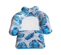 Pool Float Chair - Inflatable Air Mattress, Standard Adult Size with Cup Holder, Heavy Duty Vinyl PVC, Comfortable Headrest Support, for Men Swimmers Professionals Enhanced Floating Comfort