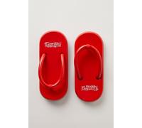 Pool Float Flip Flops by Frogg Toggs at Free People in Red, Size: US 7 - female