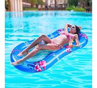 Pool float for adult , Float Hammock ,Inflatable Rafts Swimming Pool Air Sofa Floating Chair Bed,Lying on it your whole body is submerged in water,Great for chilling in the pool (Bird)