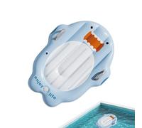 Pool Float For Kids - Inflatable Swimming Water Board, Cartoon Duck Shark Graphic Swim Training Aid, Buoyant Lightweight Resort Wading Toy, Portable Vacation Poolside Lounge | For Boys