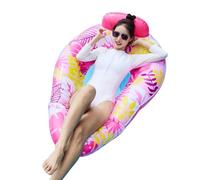 Pool Float - Inflatable Water Hammock Lounger, Mesh Center Relaxation Float with Supportive Air Pillows, Cooling Comfort Function, Ideal for Lake Beach Backyard Tanning Outdoor Party Swimming Fun