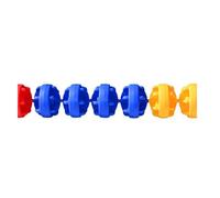 Pool Float Rope Kit - Pre-Assembled Floating Cordon for Swim Pool Separation, Adjustable Lane Divider for Water Parks and Backyard Pools
