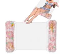 Pool Float | with Glitter Lake Raft Hammock,Inflatable Pool Chair,for Lake Beach River Swimming Tanning Party Summer Travel