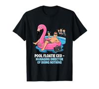 Pool Floatie CEO Managing Director of Doing Nothing T-Shirt