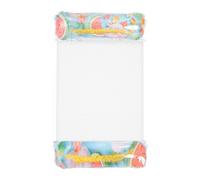 Pool Floats - 110x65cm PVC+Nylon/Watermelon/Blue/Pink, Floating Relaxation Bed, Water Lounge Mat | Perfect For Beach Vacation Sunbathing Breaks, Lakeside Holiday Leisure, Backyard Party