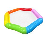 Pool Floats - 177x157cm Colorful Inflatable Hexagonal Mat,Pool Float Mat,for Lake Sea Pond River Indoor Outdoor Outside Camping Women Men