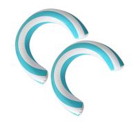 Pool Floats - 2 Pieces Curved Inflatable Multi Purpose Soft Device, Summer Pool Accessories with Relaxing Float Feature, Inflatable Water Lounge Set for Adults Women Summer Party Games Water Travel