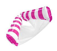 Pool Floats Adult | 2-in-1 Inflatable Striped Portable Hammock,Pool Hammock with Bottom Mesh - for Water Sea Beach Pond River Indoor Outdoor Outside Camping Travel