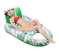 Pool Floats Adult - Inflatable Floating Bed With Headrest,Sunbathing Lounge Float,for Vacation Traveling Amusement Park Lake Backyard Party Swimming