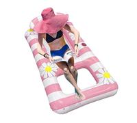 Pool Floats Adult - Inflatable Lounge Chair, Ergonomic Water Seat | Durablee Pillow Support Raft Lake River, Compact Travel Bed Support for Beach Boat Vacation Party Friends Family Swimming