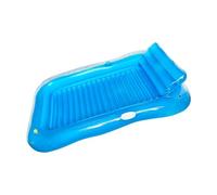 Pool Floats for Adults, Large Swimming Bed with Drink Holder, Inflatable Tanning Float, Party Toys - For Outdoor Garden Patio Lake Water Sunbathing