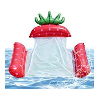 Pool Floats - Fruit Design Raft | Foldable Pvc Inflatable with Watermelon Pineapple Styles, Outdoor Swimming Accessory, Sunbathing for Beach, Lake River and Backyard