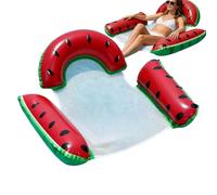 Pool Floats - Fruit Design Raft | Foldable Pvc Inflatable with Watermelon Pineapple Styles, Outdoor Swimming Accessory, Sunbathing for Beach, Lake River and Backyard