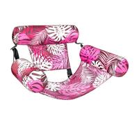 Pool Floats - Inflatable Lounge Chair - Floating Hammock Plant Pattern for Swimming Pools Sea Lake River Holiday Camping Picnic Beach Family