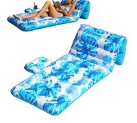 Pool Floats with Backrest Water Fun Pool Lounger Outdoor Lounger for River Summer Outdoor Party Travel Holiday Camping Sunbathing