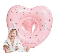 Pool Flotation Rings, Swimming Ring | Inflatable Swimming in Portable Heart with Handles,Blow up Swim Tube for Age Over 6 Months Water Game Accessory for