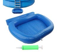 Pool Foot Bath Portable Non-Slip with Pump