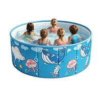 Pool For Kids | Anti-Slip Non-Inflatable Portable Play - Versatile Foldable Swimming Pool Ball Pit - Non-Deformable For Ground Garden Backyard Beach Park Summer Adults Boys Girls Dog Pet