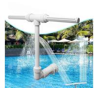 Pool Fountain For Aboves And In Ground Pools, Aboves Ground PoolFountain, 360° Adjustable Duals Mode WaterfallPool SprinklerFountain, Pressure And Height Adjustable PoolAccessories For GroundPools