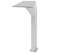 vidaXL Pool Fountain Stainless Steel 50x30x90 cm Silver