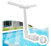 Pool Fountain, PVC Dual Spray Pool Aerator with 360° Adjustable Spray Direction for Pool Swimming Pool Spa Water Fountain