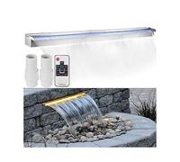 Pool Fountain Waterfall With Light Water Pipe Acrylic Fountain Pond Garden Swimming Feature Decorative Fountain (Color : SWLED450, Size : 1)