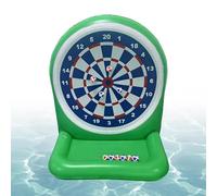 Pool Games - Double-Sided Inflatable Dart Board | Floating Water Target with Integrated Weighted Base, Summer Swim Toy for Patios, Beaches, Lakes and Lagoons, 35.43x35.43x43.31 inches