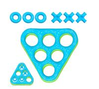 Pool Games - Hexagonal Ring Throwing Toy, Floating Water Ring Toss, Outdoor Backyard Activity Tool, Lake Vacation Entertainment, Summer Sports Category, Blue Yellow Kids Aged Three to Eight
