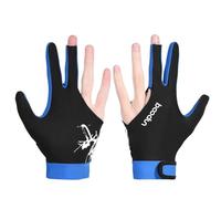 Pool Glove Left Hand - Breathable Billiard Mitt | Anti-Slip Cue Glove - Three Finger Open Sports Wrap - Comfortable Nine-Ball 3 Cushion Accessory, Professional Stretchy Gear