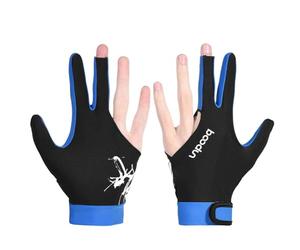 Pool Glove Left Hand - Breathable Billiard Mitt | Anti-Slip Cue Glove - Three Finger Open Sports Wrap - Comfortable Nine-Ball 3 Cushion Accessory, Professional Stretchy Gear