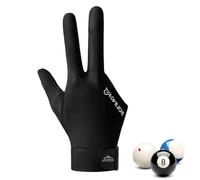 Pool Gloves Billiards Left Hand | Billiard Pool Gloves | Cue Shooters, Left/Right Hand, 3 Fingers, Splicing Process, Carom Sports, Cue Shooters