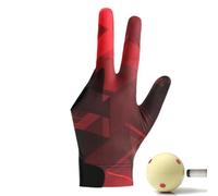 Pool Gloves Billiards- Single Left Hand Glove, Slip Resistant Hand Sleeve | Manual Billiard Shot Stabilizer Gear, Comfort Fit Cue Hand Guard, Tournament Pocket Quality c