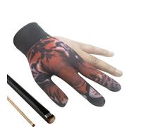 Pool gloves, pool gloves for the left hand, 3-finger gloves for the left hand for billiards, wear-resistant pool cue sports gloves, non-slip gloves with open fingers for children
