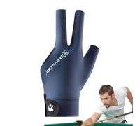 Pool Gloves Three Finger Pool Gloves, Non-Slip Breathable Pool Gloves for Women - Lightweight, Soft and Practical Sports Accessories for Billiard Lovers, Beginners and Teens