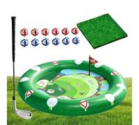 Pool Golf Game Floating | Inflatable Summer Toys | Floating Swimming Pool Game with Golf Balls for Backyard Outdoor Vacation Water Park Family Kids Boys Girls Ages 3-12