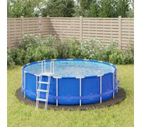 Pool Ground Cloth Light Grey Ø396cm Polyester Geotextile 150g/m² Round LinerAid [EEK: G]