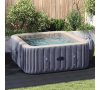 Pool Ground Sheet Black 274x274cm Non-Woven Fabric Foldable Tear-Resistant Safe