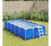 Pool Groundsheet Light Grey 420x220cm Polyester Geotextile 2pc Protective Mat HD