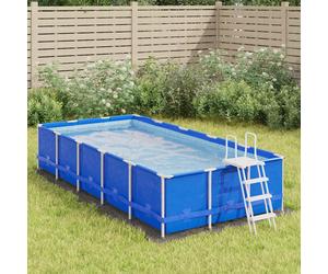 Pool Groundsheet Light Grey 420x220cm Polyester Geotextile 2pc Protective Mat HD