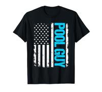 Pool Guy USA Flag T-Shirt