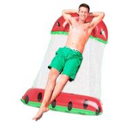Pool Hammock Swimmer - Adult Lounge Lounger, Summer Float | Durable Mesh Support Cooling Floatation Seat, Compact Portable Inflatable Chair Lake Beach Holiday Water Leisure