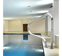 Pool Handrail for Inground Pools, 304 Stainless Steel Safety Grab Rail, Easy Mount Above Ground Pool Stair Rail, Rust Resistant, Simple Installation, Secure Hand Support